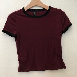 Forever 21 crop top t shirt